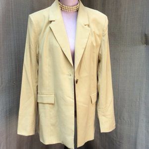 Tan Oversized Blazer